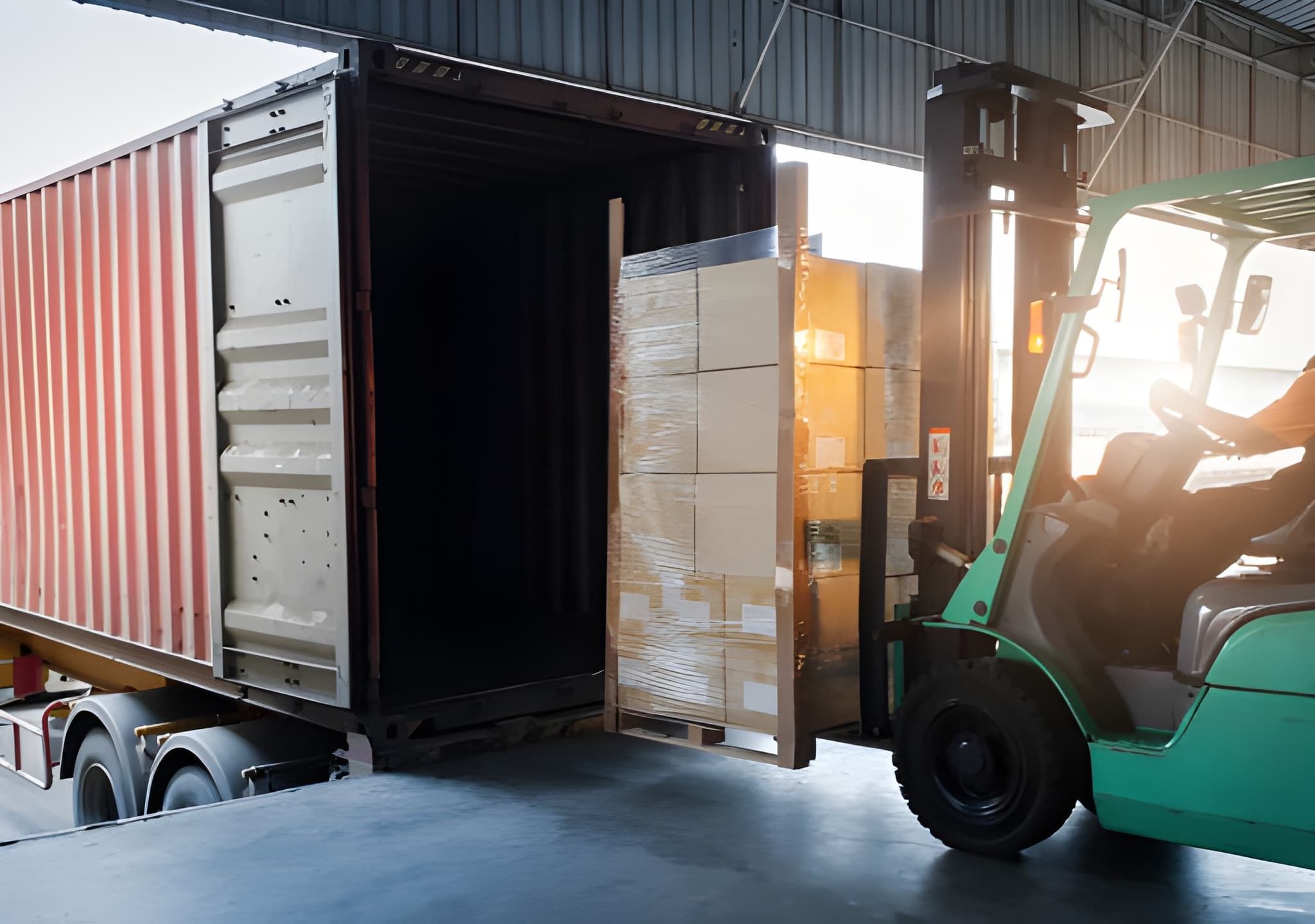 Forklift and industrial equipment ready for sourcing